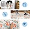 Hallway Runner Rug Soft Floral Kitchen Rugs Washable Non Slip Corridor Long Carpet Bedroom Bedside Bath Laundry Room Floor Mat