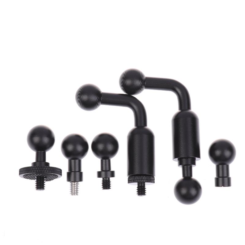 1/3Pcs For 13 12 Insta360 Action 5Pro Pocket 3 Holder Socket Arm Connector Phone Stand 17Mm Ball Head Adapter Mount 1/4" Screw