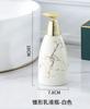 Sticlă de loțiune din ceramică simplă Dozator de șampon de marmură Accesorii de uz casnic Dispenser de săpun din ceramică Decor pentru baie