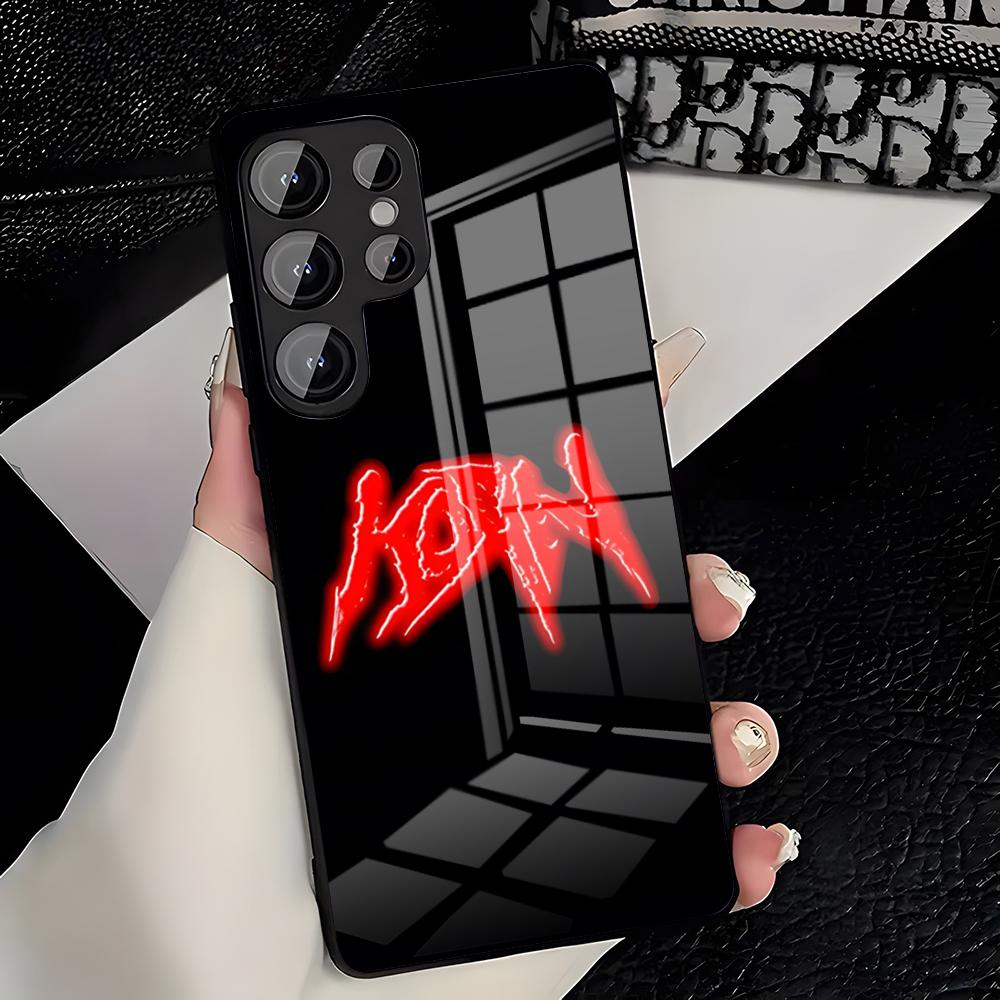 Rock Band K-Korn Handyhülle Für Samsung S26 S25 Plus S20 S20 Plus S22 Ultra S23 FE S21 Plus S21 Ultra Glasabdeckung