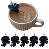 Mescolino per Caffè a Forma di Motore di Barca Novità Mixer per Caffè Gadget per Mescolare Bevande Mescolino per Caffè a Forma di Motore di Barca Unico Barca Caffè Cucina Mescolino