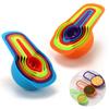 6PCS/set Rainbow Measuring Cup and Spoon Set with Scale for Accurate Baking and Cooking Grain Dessert Measuring Tools