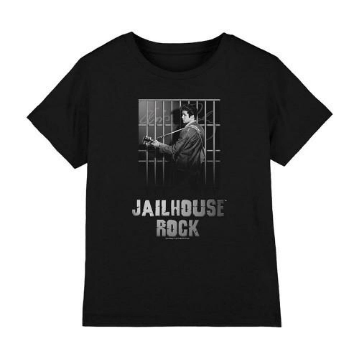Elvis Presley Childrens_Kids Jailhouse Rock T-Shirt S чёрный
