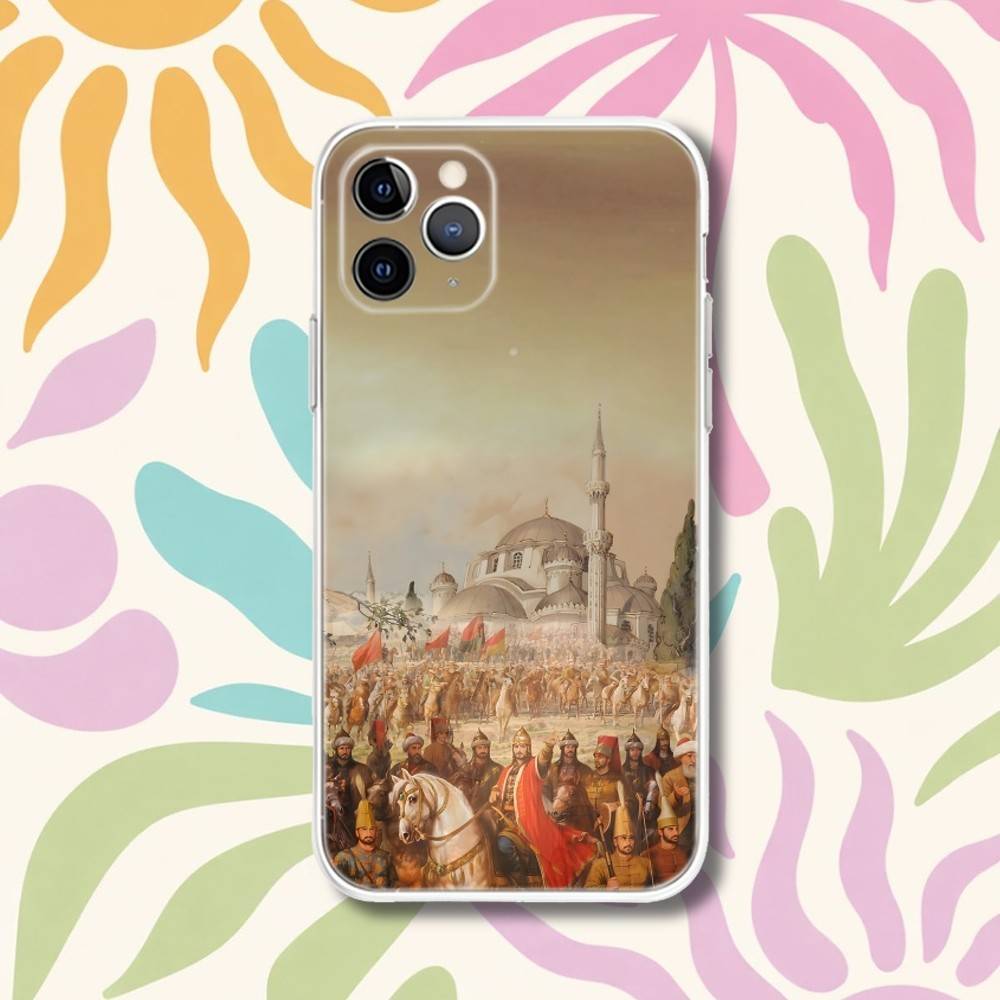 Ottoman Empire Coat Of Arms Transparent Phone Case For iPhone 17,13,15,12,11,14,16 Pro Max Mini 7,8 Plus SE4,17E Air Fundas