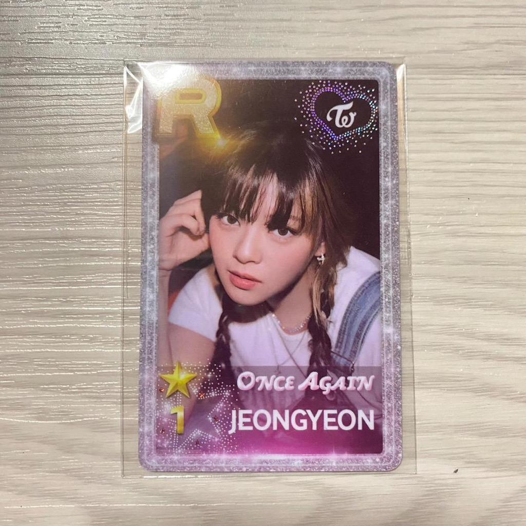 [USED] Jeongyeon TWICE 8th Anniversary Limited SSJYP Trading Card Fan Meeting