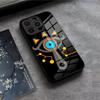 Coque de téléphone Jeu Zeldas Legends Pour IPhone 17 Air 16 E Pro Max 15 14 13 Mini 12 Pro 11 Max Plus Couverture en Verre Noir