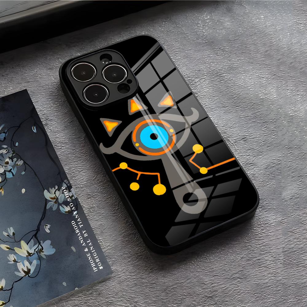 Coque de téléphone Jeu Zeldas Legends Pour IPhone 17 Air 16 E Pro Max 15 14 13 Mini 12 Pro 11 Max Plus Couverture en Verre Noir