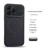 iPhone 17 Liquid Silicone Magnetic Charging Case with Large Window and Fine Ring
