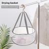 Yousheng Mesh Drying Basket Hanging Breathable Organizer with 360-Degree Rotating Hook Foldable Drying Basket for Toiletries Makeup Brushes Socks