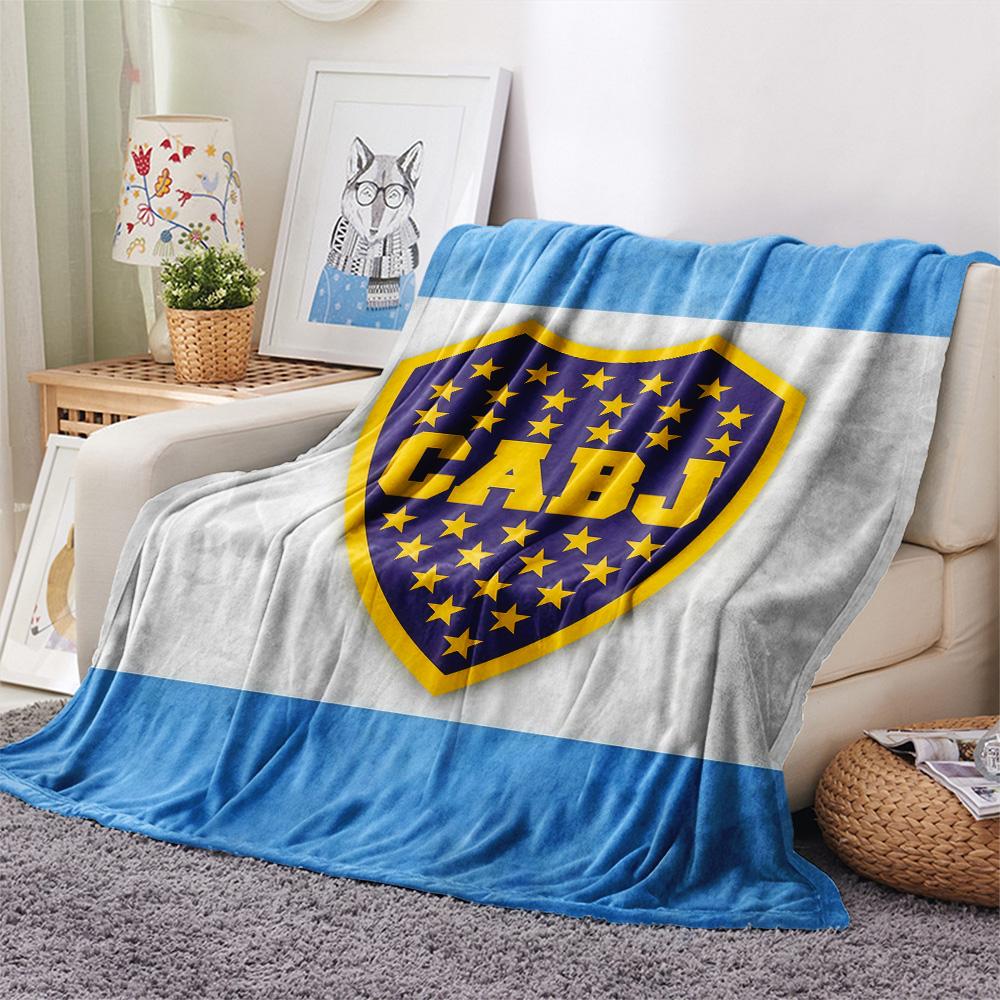 Club Atlético Boca Juniors Flannel Blanket, High quality Comfortable for All Seasons, Home Decor, Warmth and Comfort