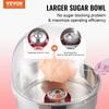 Electric Cotton Candy Machine, 1000W Candy Floss Maker, Commercial Cotton Candy Machine with Cover, Stainless Steel Bowl, and Sugar Scoop, Perfect for