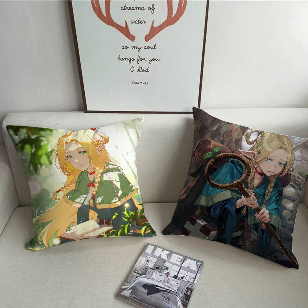 Anime M-Marcille Donato Kissenbezug Sofa Dekoration Zuhause Beidseitiger Druck Kurzer Plüsch Kissen Kissenbezug Weihnachtsgeschenk