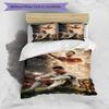 Ronaldo's Cristiano Ronaldo's Journey Bedding Set, Breathable Duvet Cover with Pillowcases, Soft Bed Linen for Bedroom Home Decoration, Perfect Festiv