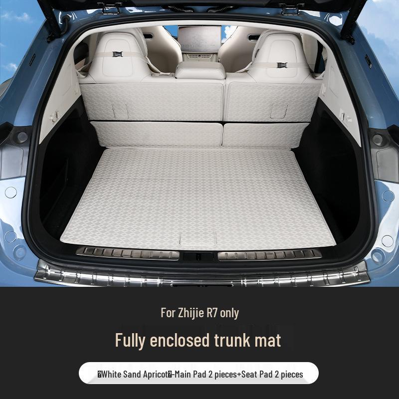 Zhijie R7 Full Coverage Waterproof Leather Trunk Mat
