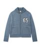 LMR Schanyon'S Wool Cowichan Knit Zip-Up Blue