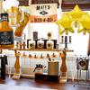11 Pcs Whiskey Bottle and Beer Mug Foil Balloons Set, Wine Glass and 18 Inch Gold Star Mylar Balloons, Adult Men Birthday Party