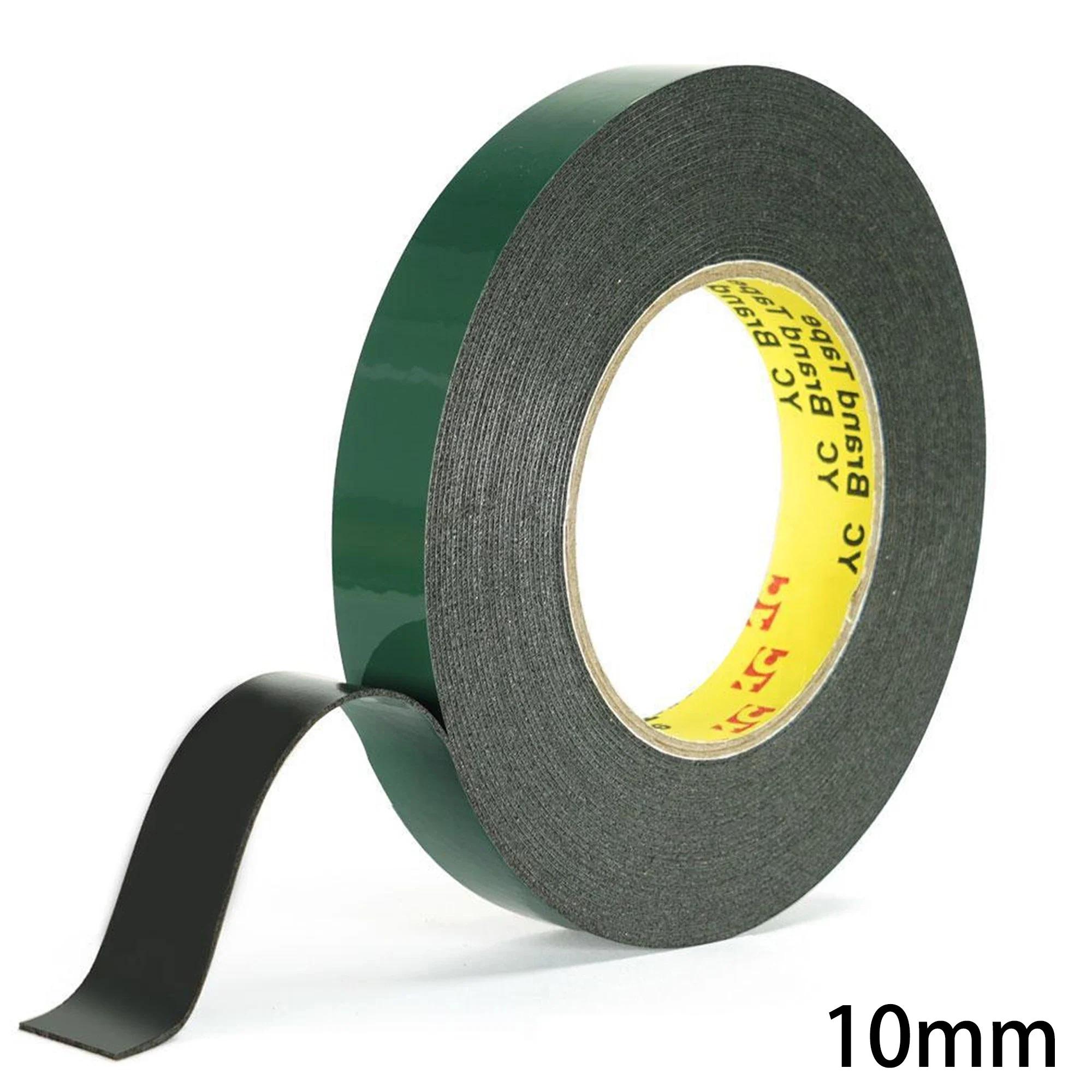 1Roll Black PE Foam Double-sided Adhesive Tape Shock-absorbing Sponge Tape for Office and Crafts