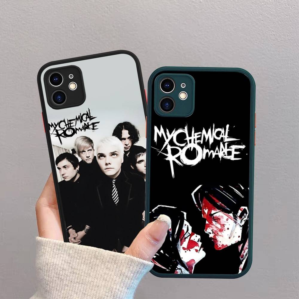 My Chemical Romance Rock Band Matte Protective Case For IPhone 16 15 14 13 12 11 Pro Max X XS MAX Protection Case