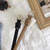 Stylish Cozy And Womens Pu Leather Belt With Chic Gold Buckle Available In Multiple Color Choices