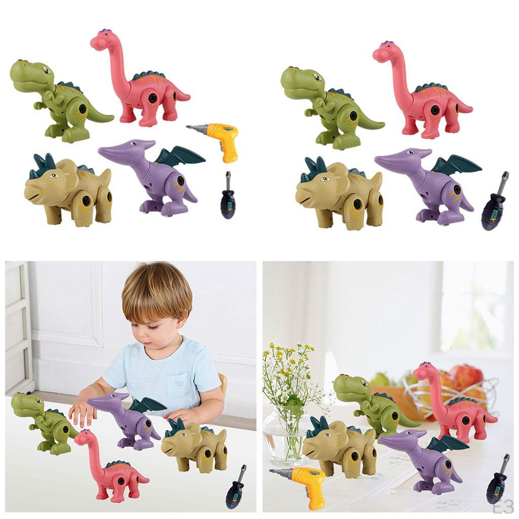 Dinosaur Children Dino Building Toy Set for Boys And Girls Rod Playset Learning Gifts