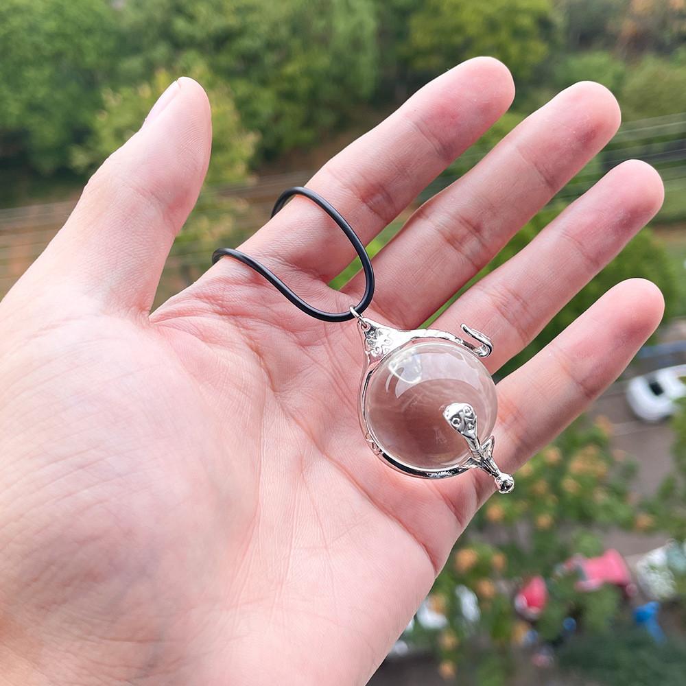 Witch Geometric Pendant Necklace With Alloy Charm And Adjustable Leather Cord For Women And Men