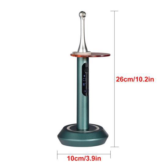 Získejte dokonale vyléčené zuby během několika sekund s bezdrátovým dentálním vytvrzovacím světlem – 4 režimy Výkon 2300 mw/cm2 a modrofialová technologie