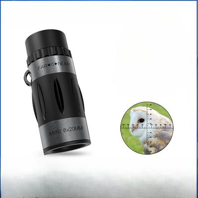 New 8*20 Mini Monocular Telescope with High-definition Coordinate Ranging and Hand-held Cross Aiming Telescope for Day and Night.