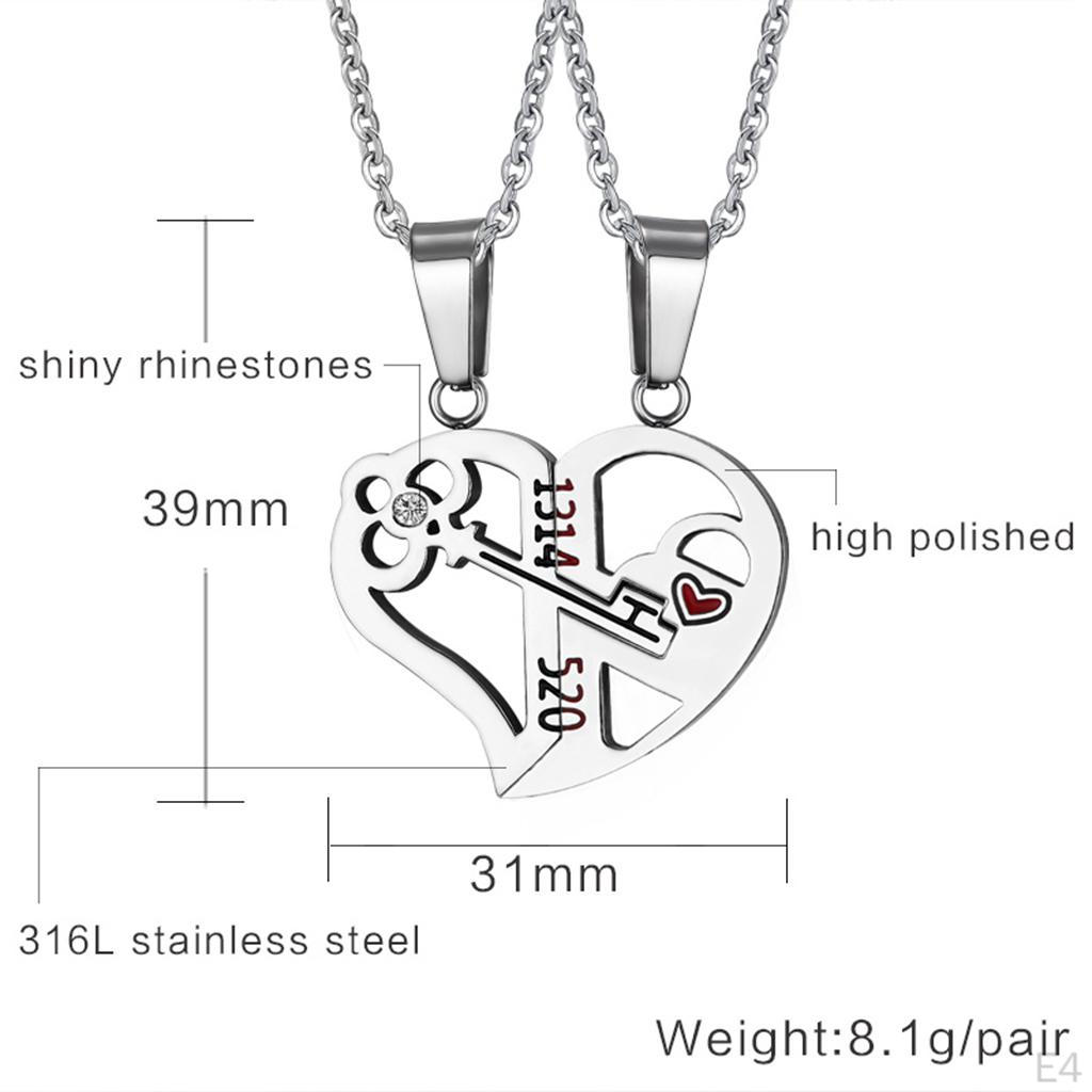 Her Matching Puzzle Stainless Steel Couples