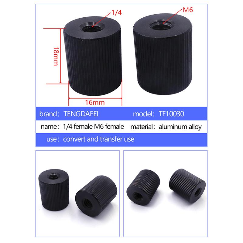 1Pc Camera Screw 1/4 To M4 M5 M6 M8 M10 3/8 Conversion Screw Tripod Connector