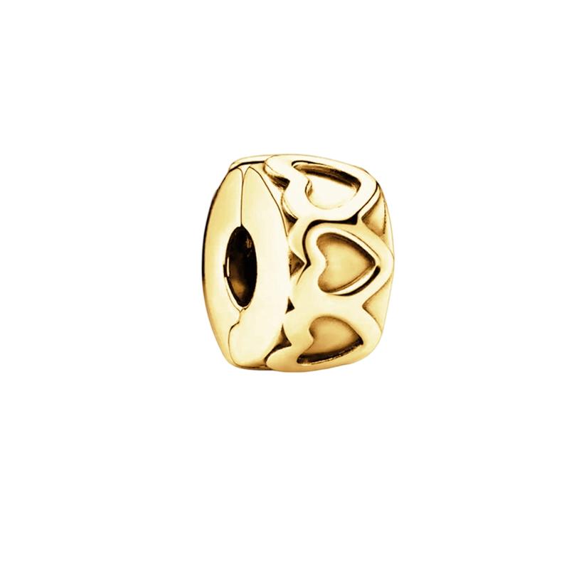 Altın Kaplama Parlak Charm Boncuk Kolye Ucu Orijinal Yılan Bakır Bileklik Kolye Boncuklarına Uyar Kendin Yap Takı Kadın Hediye