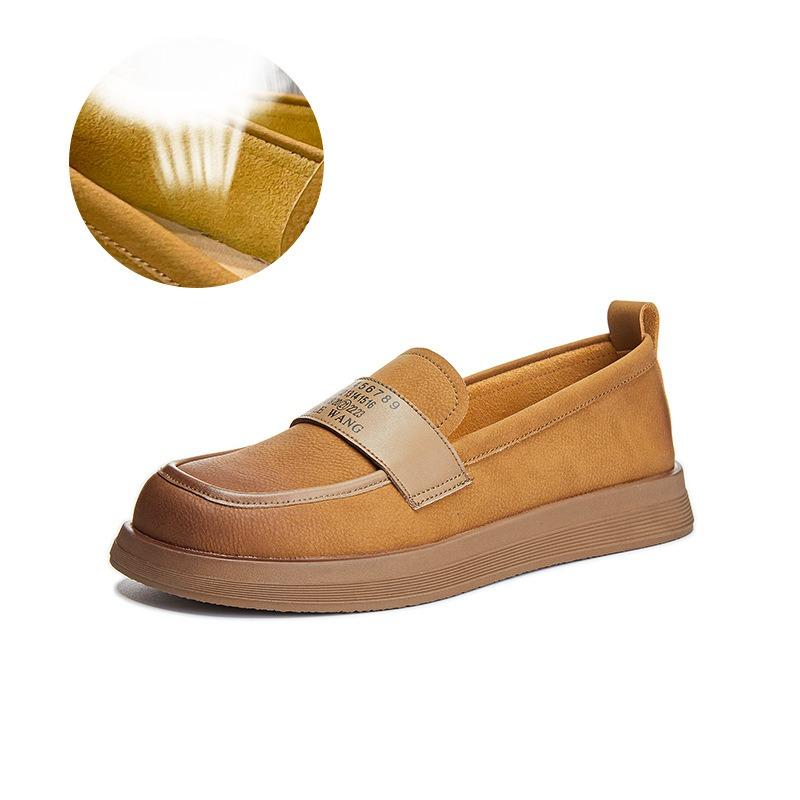 

Туфли из натуральной кожи, женские весенние винтажные туфли, туфли на плоской подошве, женские туфли 40 золотой/фиолетовый