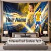 Gepersonaliseerd Naambord Tapijt Cristiano Ronaldo Gepersonaliseerd Polyester Wandkleed Voor Slaapkamer En Kamer