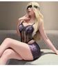 Xianyi Sexy Leopard Print Underwire Lingerie Bodysuit - Flirty See-through Design