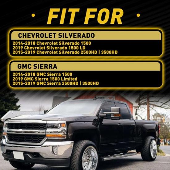 Dynamic Side Mirror Light Signal For 2015- Chevrolet Silverado 2500HD 3500HD