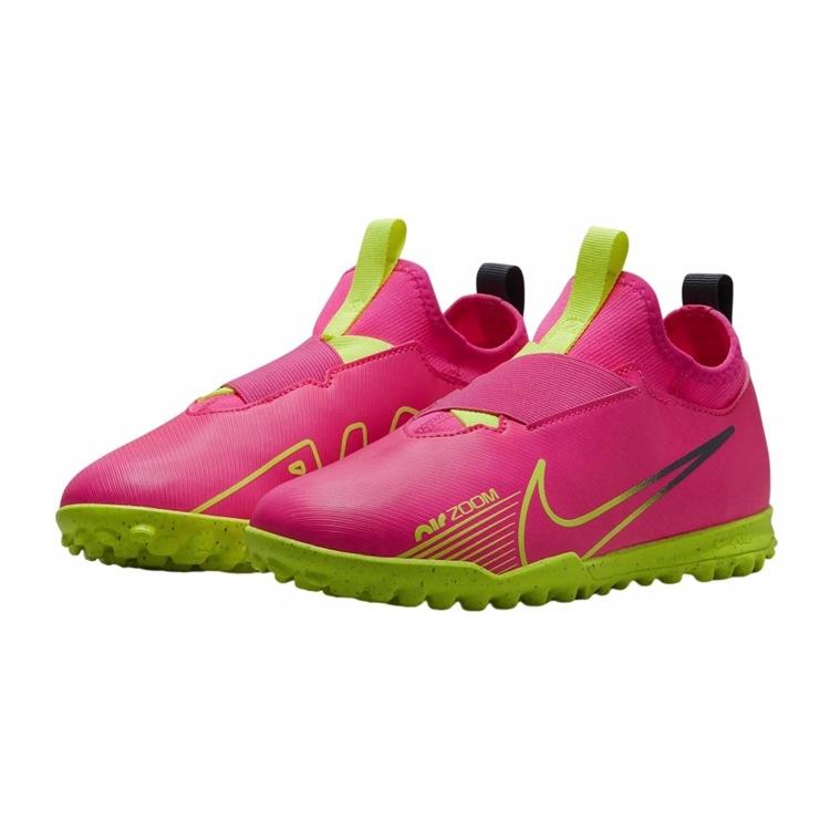 Nike Zoom Vapor 15 Academy Abrasion Resistant Abrasion Resistant Low Top Soccer Shoes Pink Kids' DJ5621-605
