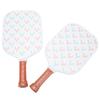 Carbon Fiber Pickleball Paddles Set of 2 Rackets and 4 Balls for Outdoor Sandbeach Sports