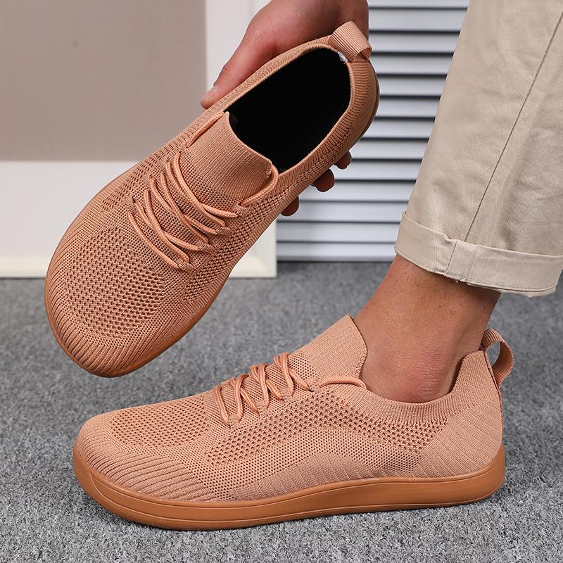 

Men s Breathable Mesh Running Shoes Ultra Lightweight Summer New Breathable Lace Up Flat Shoes Quick Drying Casual Sneakers Men 36