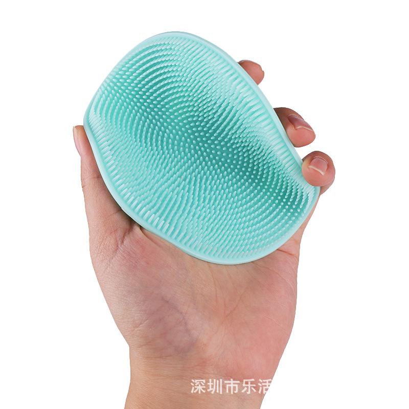 Silicone Shower Brush Baby Shower Brush Rub The Bath Soft And Do Not Hurt The Skin Three Fingers Non-Slip