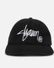 [USED] STUSSY S/Double Cap In Black (Not Available In Japan)