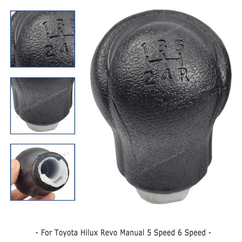 Manual 5/6 Speed Gear Shift Knob Fit for Toyota Hilux Revo 2015 2016 2017 2018 2019 2020 Lever Shift Change Knob Car Accessories