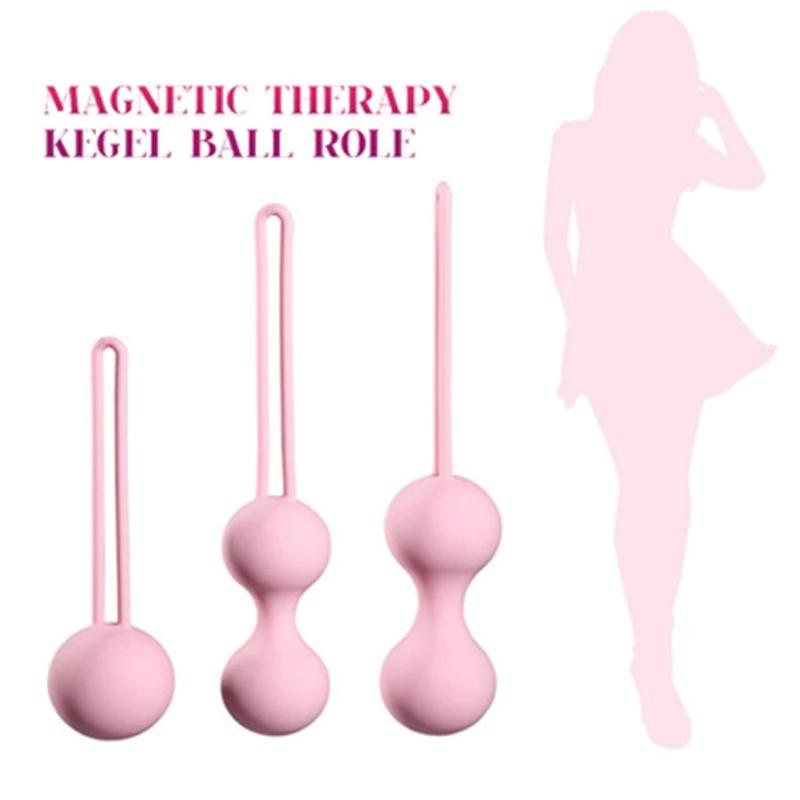Medical Silicone Kegel Balls Exercise Tightening Device Balls Safe Ben Wa Ball for Women Vaginal Massager Adult Toy No Vibrator
