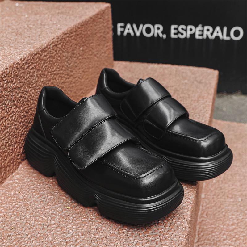 

Niche Trendy Dad Shoes 2024: Spring/Autumn British Velcro Commuter Shoes 30315-J Size 38