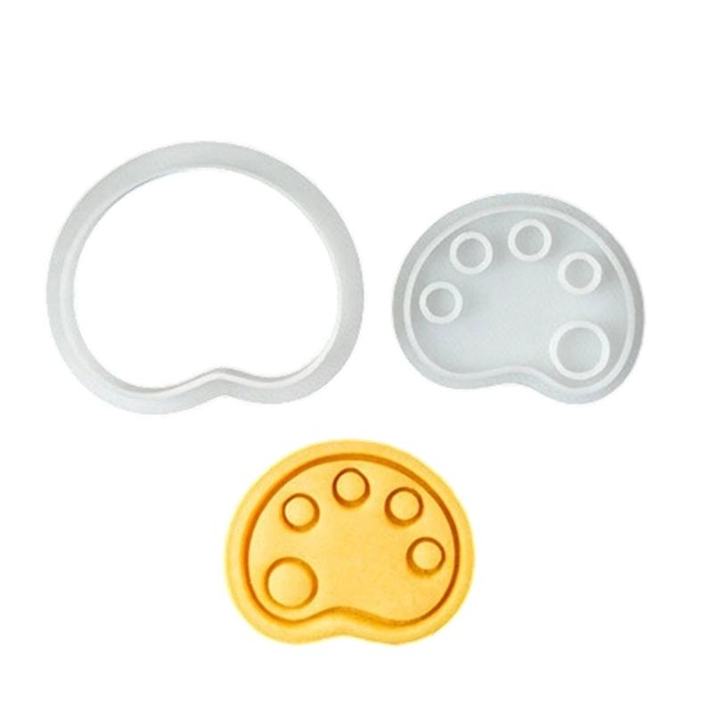 Educational Theme Plastic Cookie Cutters Molds School Cookie Stamps For Creative Baking With Children And Family Activity