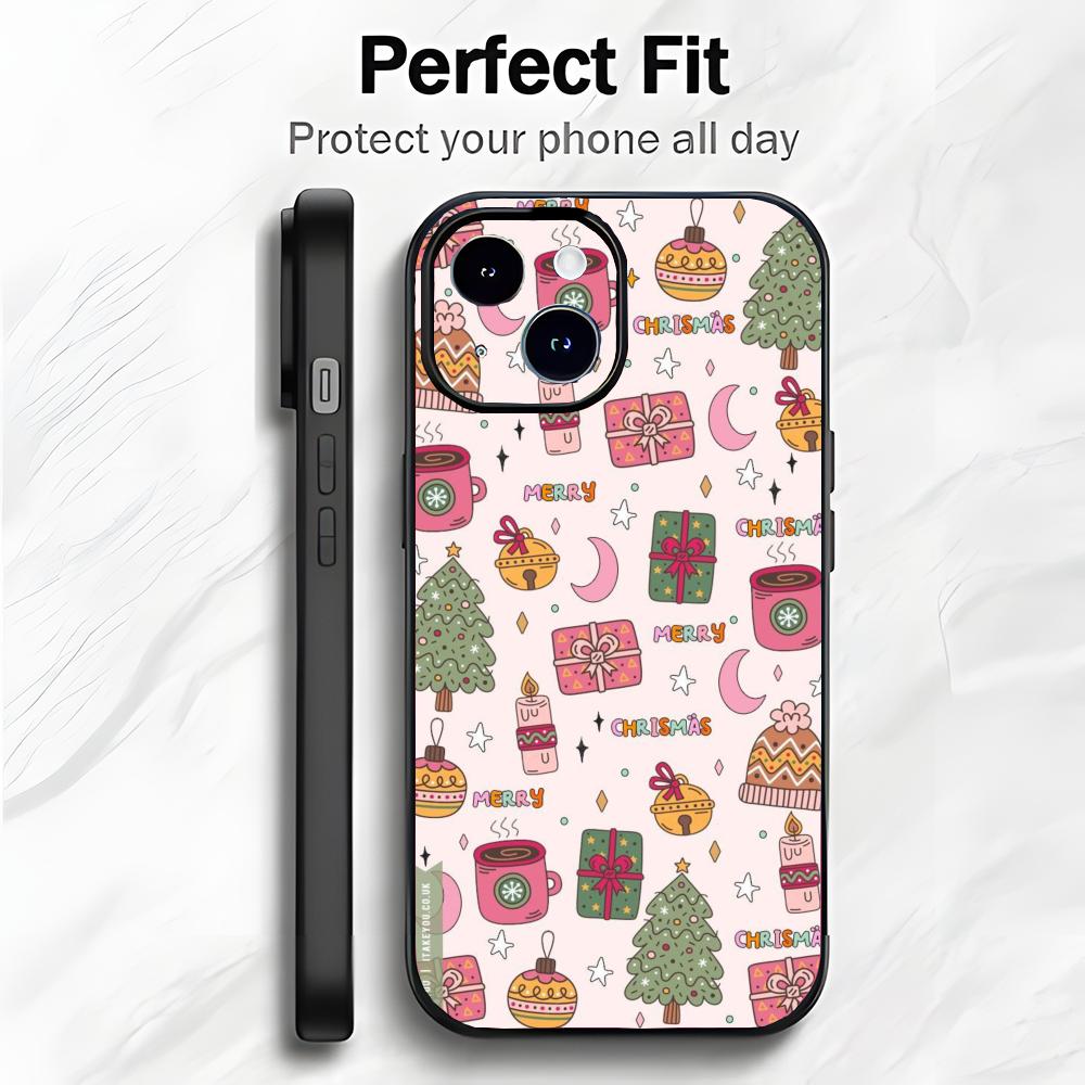 Christmas Festive Holiday Art Phone Case Phone Case Soft Packaging Lightweight For iPhone17 16 15 14 13ProMax