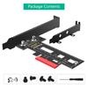 PCIE to NVME Adapter M.2 NVMe To PCIe 3.0 4X Expansion Card Risers with Bracket Card for 2242 2260 2280 M.2 NVME