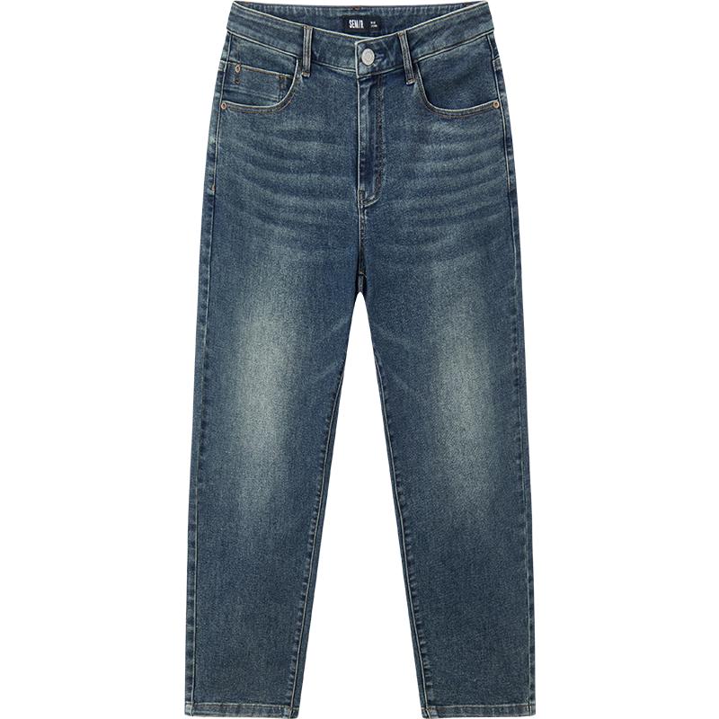 

Мужские зимние ретро узкие джинсы с эффектом стирки 29