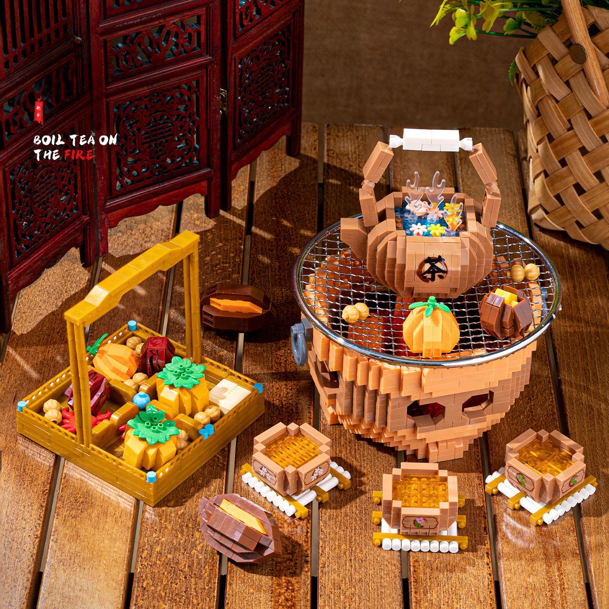 Приготовление чая вокруг плиты — фото 4