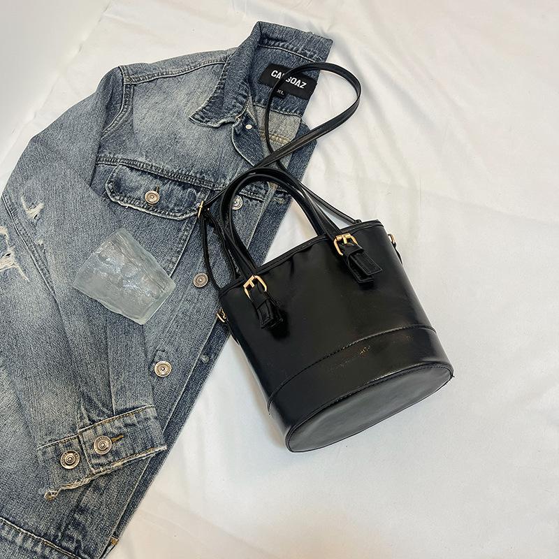 Сегодняшние популярные повседневные сумки, женские новые модные сумки-мессенджеры, сумки-ведра, премиальные текстурные сумки через плечо Maillard