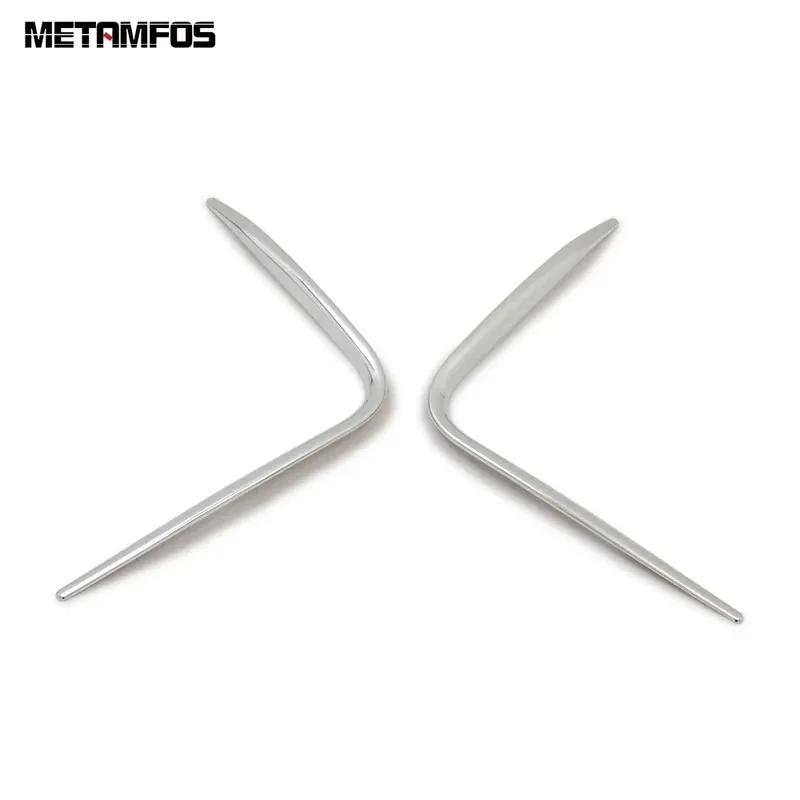 Rear Fog Light Lamp Eyelid Eyebrow For Subaru XV Crosstrek SUV 2018-  Chrome Foglight Strip Trim Accessories Car Styling