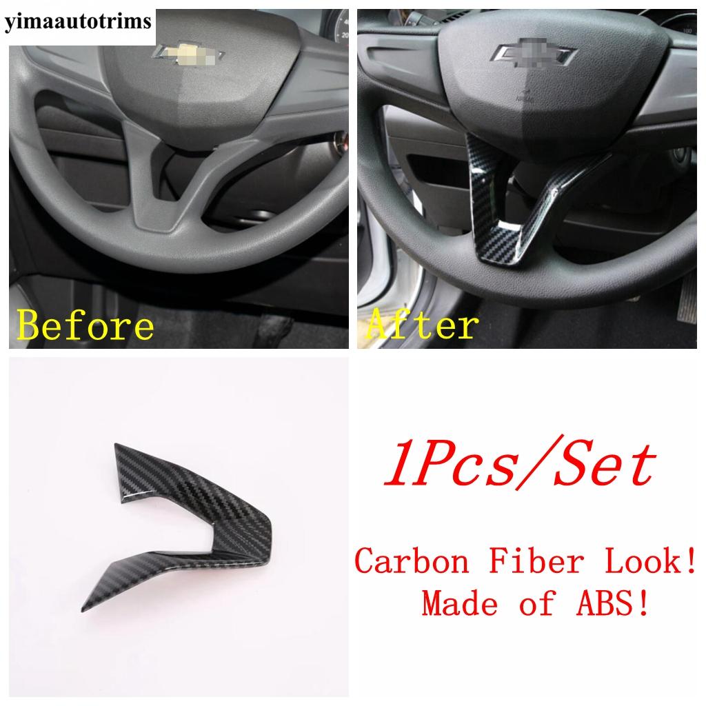 Carbon Fiber Gear Shift Panel / Window Lift / Steering Wheel / AC Air Outlet Cover Trim For Chevrolet Cavalier ONIX  - 2024